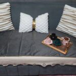 طقم انتريه فلاور جلد مقلوب