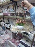 ⁦مكرمية رف صغير⁩ - الصورة ⁦3⁩