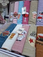 ⁦فوط مطبخ قطن 6 قطع⁩ - الصورة ⁦3⁩