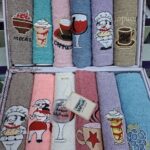 فوط مطبخ قطن 6 قطع