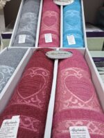 ⁦فوط قطن موديل قلوب⁩ - الصورة ⁦2⁩